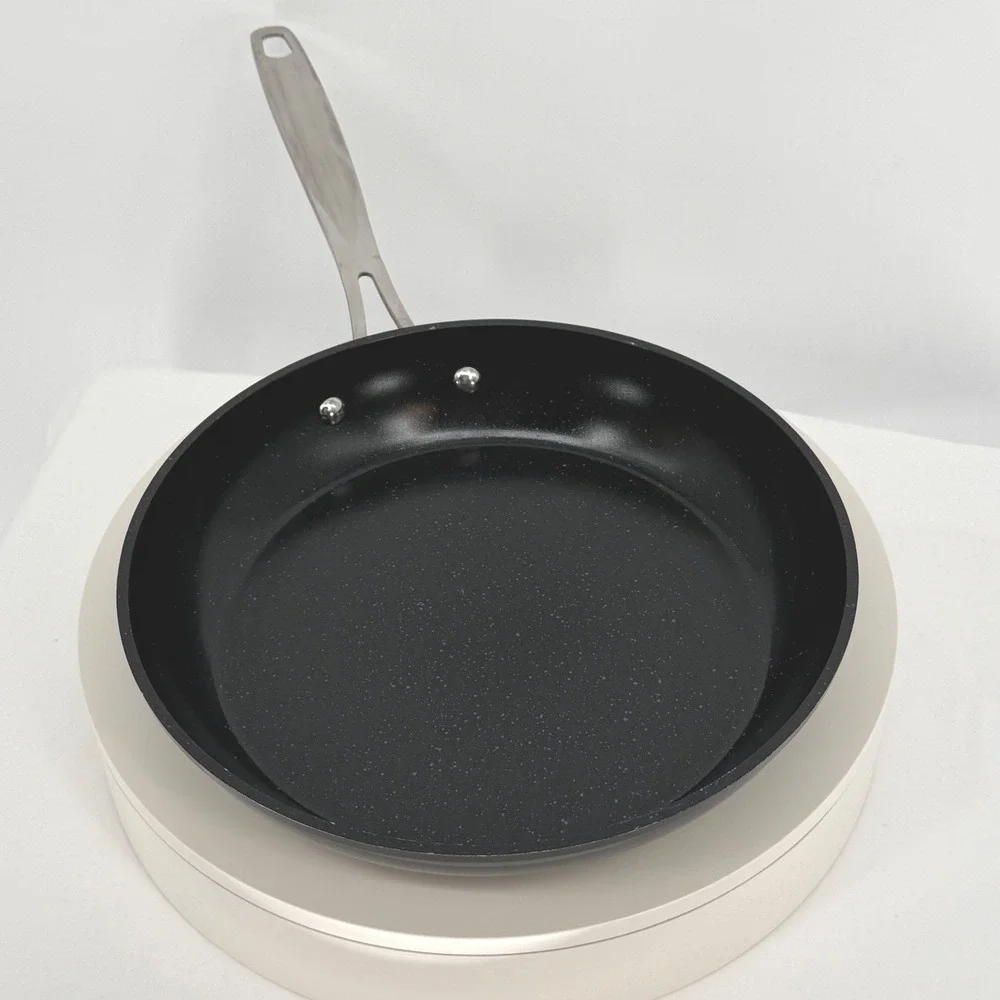 Nuwave‎ 10 Inch Nonstick Frying Pan Skillet Black Silver Handle 96-00